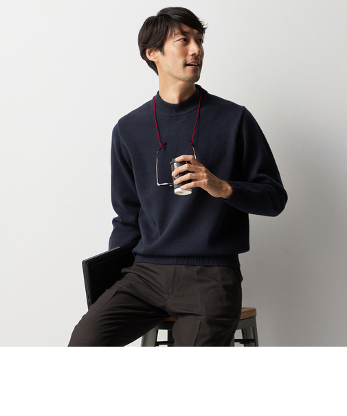 ビズニット ウォーム（BIZ KNIT WARM） 天竺モックネック