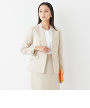 THE THIRD SUITS  ノーカラージャケット ダブルクロス