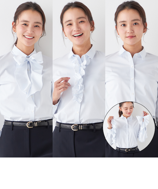 3WAYシャツ リボン・フリル レギュラー