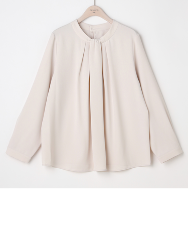 ORIHICA美ラクるブラウス ボウタイ風