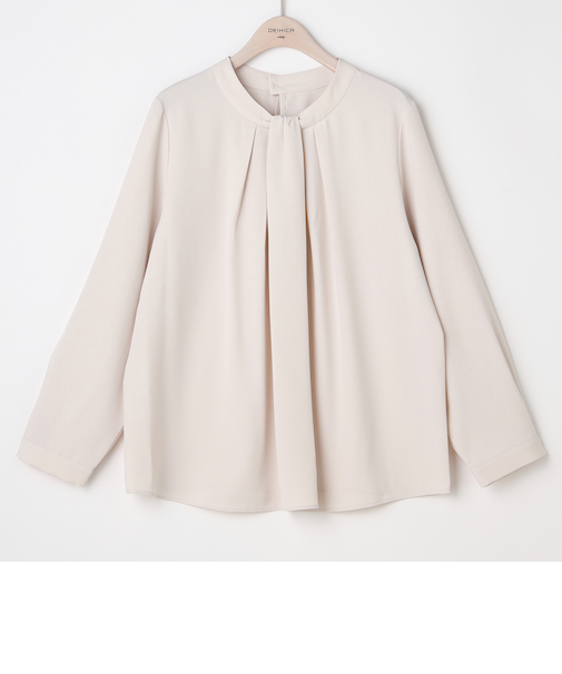 ORIHICA美ラクるブラウス ボウタイ風