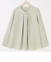 ORIHICA美ラクるブラウス ボウタイ風