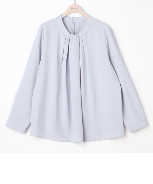 ORIHICA美ラクるブラウス ボウタイ風