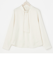 ORIHICA美ラクるブラウス チェーン取り外しボウタイ