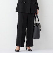 THE THIRD SUITS ワイドパンツ ダブルクロス