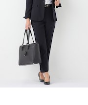 THE THIRD SUITS クロップドパンツ ダブルクロス