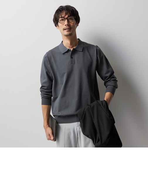 ビズニットテック(BIZ KNIT TECH) ハイゲージニットポロ BIZSPO
