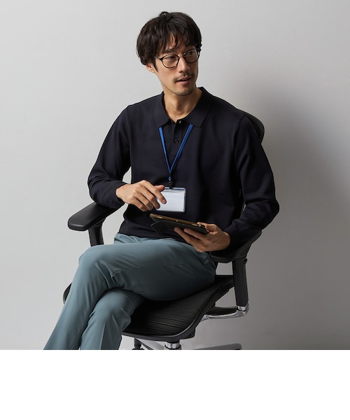 ビズニットテック（BIZ KNIT TECH） ハイゲージニットポロ BIZSPO