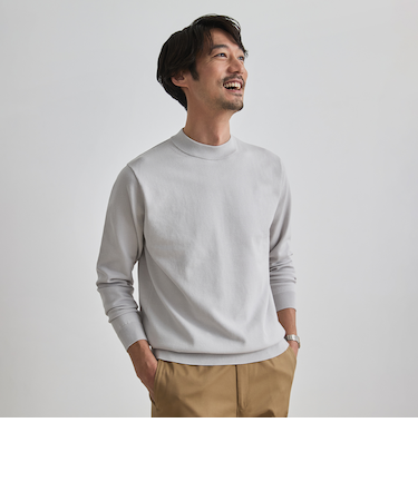 ビズニット（BIZ KNIT） ハイゲージモックネック