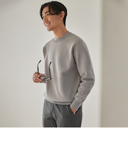 ビズニット(BIZ KNIT) ミラノリブモックネック