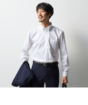 ビジカジシャツ ドビースナップダウン