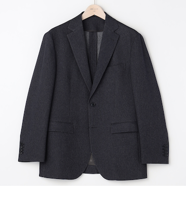 スマート ビズ セットアップ ジャケット デニム調