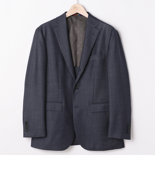 スマート ビズ セットアップ ジャケット ORIHICA LUXE デニム調無地