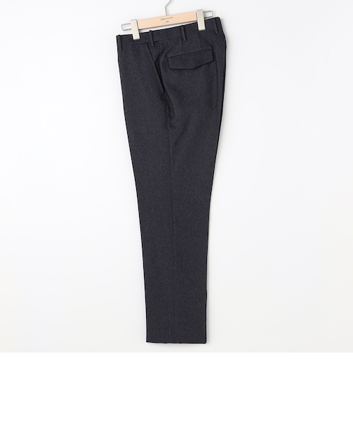 スマート ビズ セットアップ スラックス デニム調 裾上げ済み