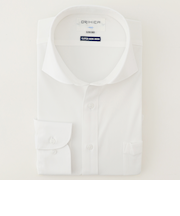 スーパーノンアイロンストレッチシャツ カッタウェイ 織柄