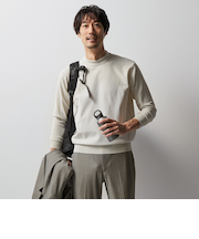 ビズニットテック（BIZ KNIT TECH） ハイゲージ鹿の子モックネック　BIZSPO