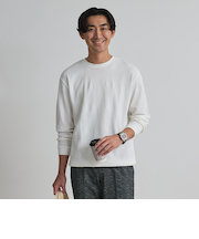 ビズT リンクスジャカードクルーネック