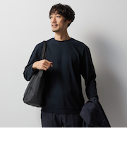 ビズT リンクスジャカードクルーネック