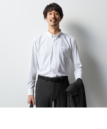 ビズポロシャツ 前開き ボタンダウン BIZSPO