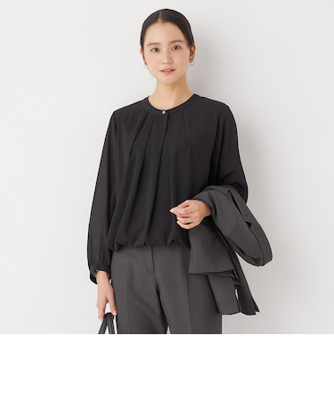 ORIHICA美ラクるブラウス 楊柳カットソー