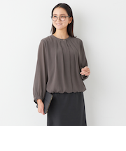 ORIHICA美ラクるブラウス 楊柳カットソー