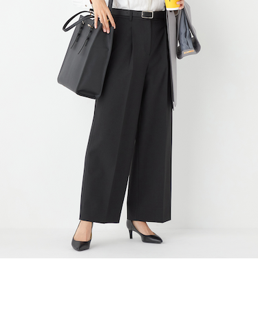 ORIHICAフラミンゴPANTS タックワイド