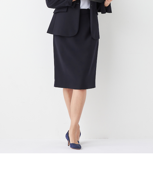 THE THIRD SUITS  タイトスカート ダブルクロス