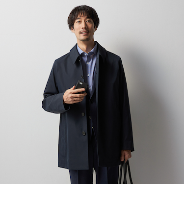 ビジカジコート ショートステンカラー