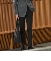 スマート ビズ スラックス 単品 無地 裾上げ済み