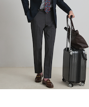 スマート ビズ スラックス 単品 無地 裾上げ済み