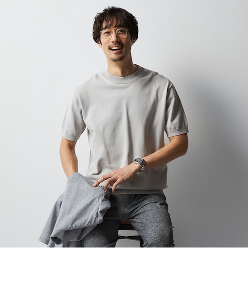 ビズニット（BIZ KNIT） プレーティング ニットTシャツ｜オリヒカの