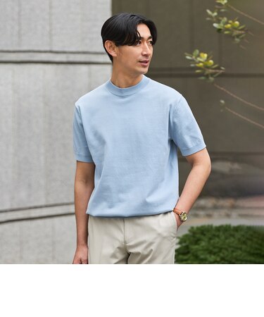 ビズニット（BIZ KNIT） プレーティング ニットTシャツ