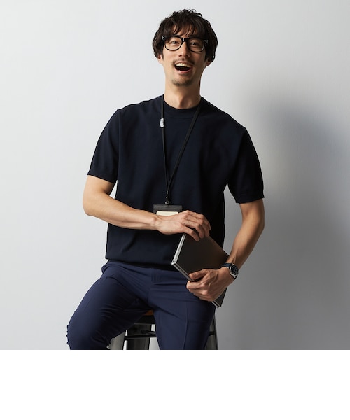 ビズニット（BIZ KNIT） プレーティング ニットTシャツ｜オリヒカの