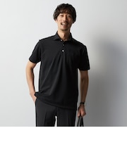 ビズポロシャツ 無地 ワイドカラー プルオーバー