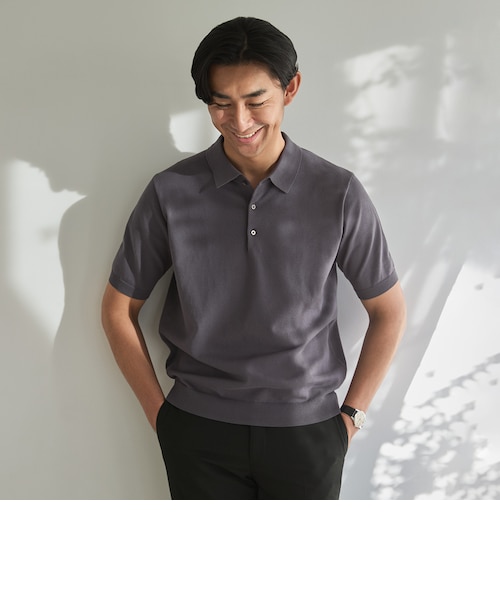 ビズニット（BIZ KNIT） プレーティングニットポロ｜オリヒカの通販