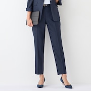 THE THIRD SUITS クロップドパンツ 麻調