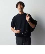 ビズニット（BIZ KNIT） 麻混カルゼ ニットTシャツ