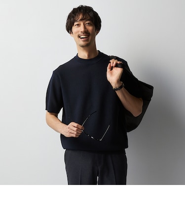 ビズニット（BIZ KNIT） 麻混カルゼ ニットTシャツ