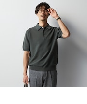 ビズニット（BIZ KNIT） 麻混カルゼ ニットポロ