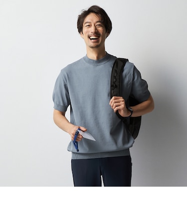 ビズニットテック（BIZ KNIT TECH） プレーティング ニットTシャツ BIZSPO