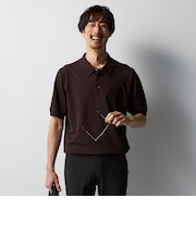 ビズニットテック(BIZ KNIT TECH) プレーティング ニットポロ BIZSPO