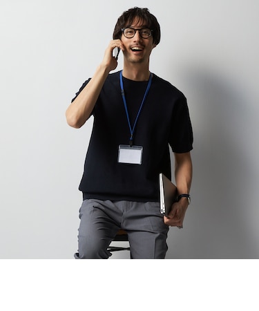 ビズニット（BIZ KNIT） バーズアイ ニットTシャツ