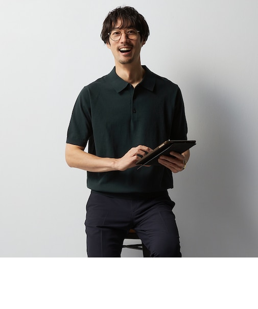 ビズニット（BIZ KNIT） プレーティング ニットポロ