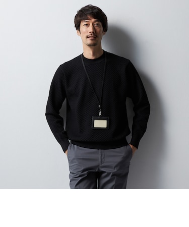 ビズニットテック（BIZ KNIT TECH） ハニカムモックネック BIZSPO