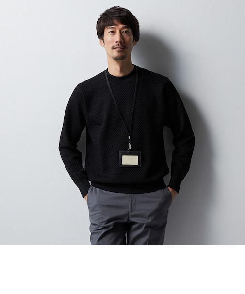 ビズニットテック（BIZ KNIT TECH） ハニカムモックネック BIZSPO