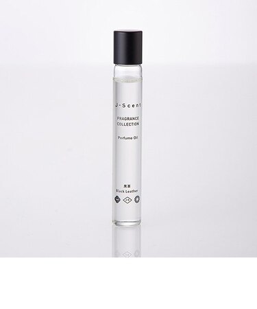 【J-Scent 香水】　パフュームオイル10ml　黒革　ロールオン
