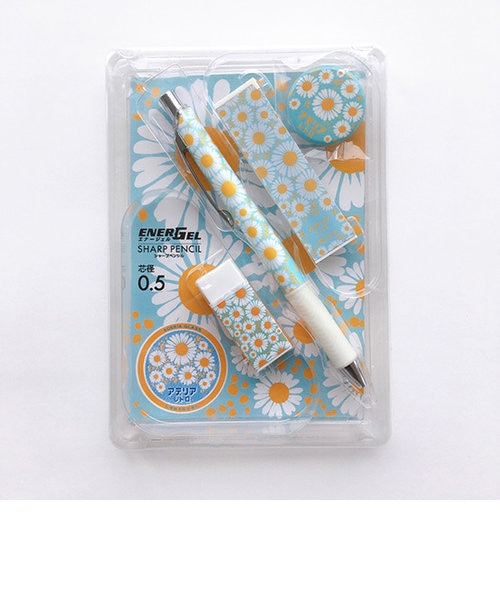 アデリアレトロ】ぺんてる シャープペンシルセット 花ざかり柄