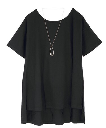 ネックレス付ビッグTシャツ