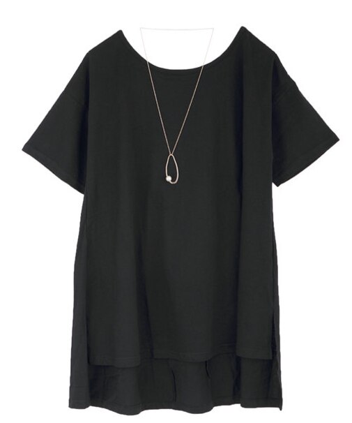 ネックレス付ビッグTシャツ