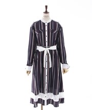 レジメンタル柄ワンピース